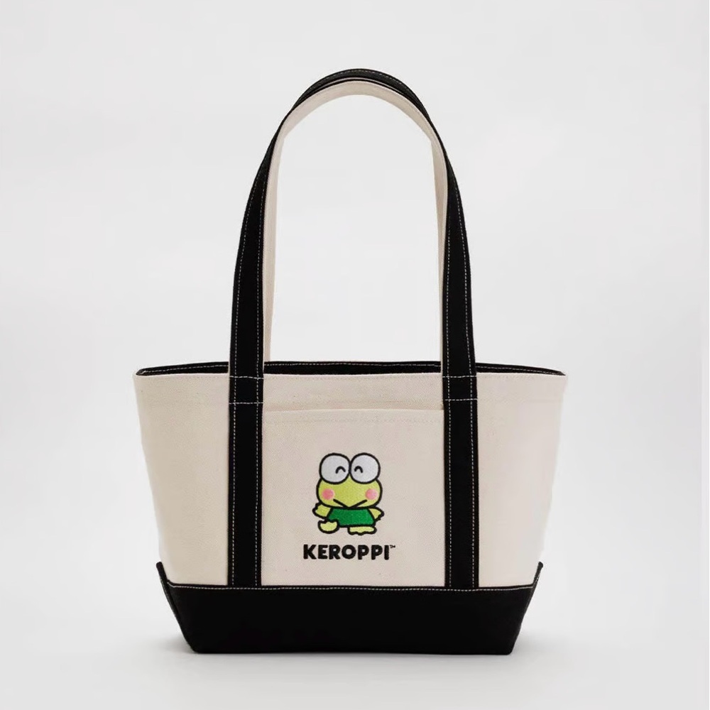 BAGGU X Hello Kitty Canvas Tote Keroppi
